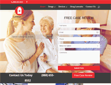 Tablet Screenshot of currentdruglawsuits.com